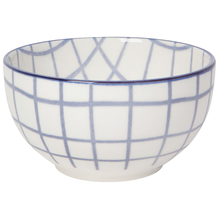 Wobbly Check Everyday Bowls Set of 4