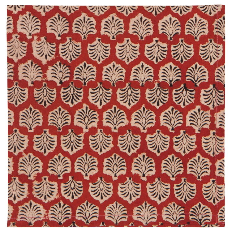 Field Block Print Napkins Set of 4