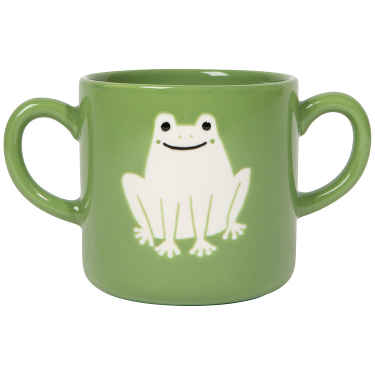 Ribbit Double-Handle Mug