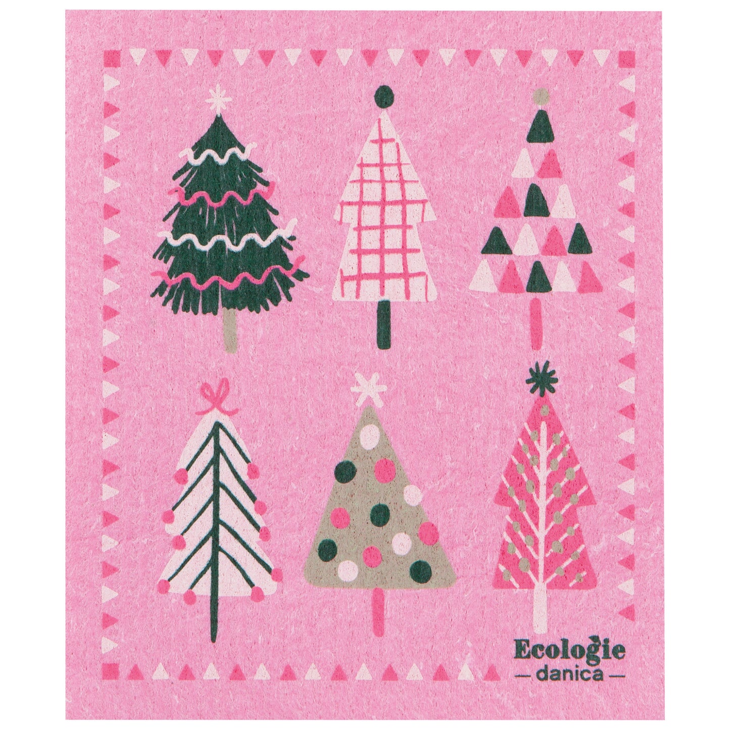 Glitzmas Christmas Swedish Dishcloth