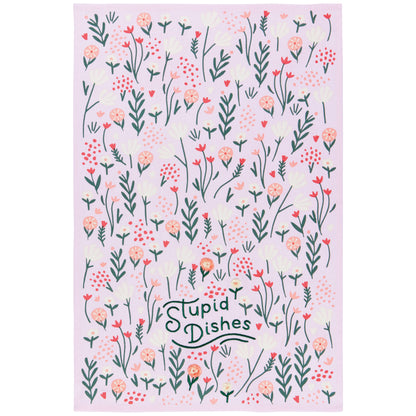 Stupid Dishes Dishtowel
