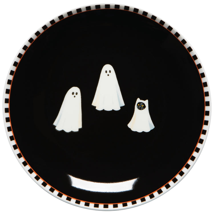 Kindred Spirits Halloween Appetizer Plates Set of 4