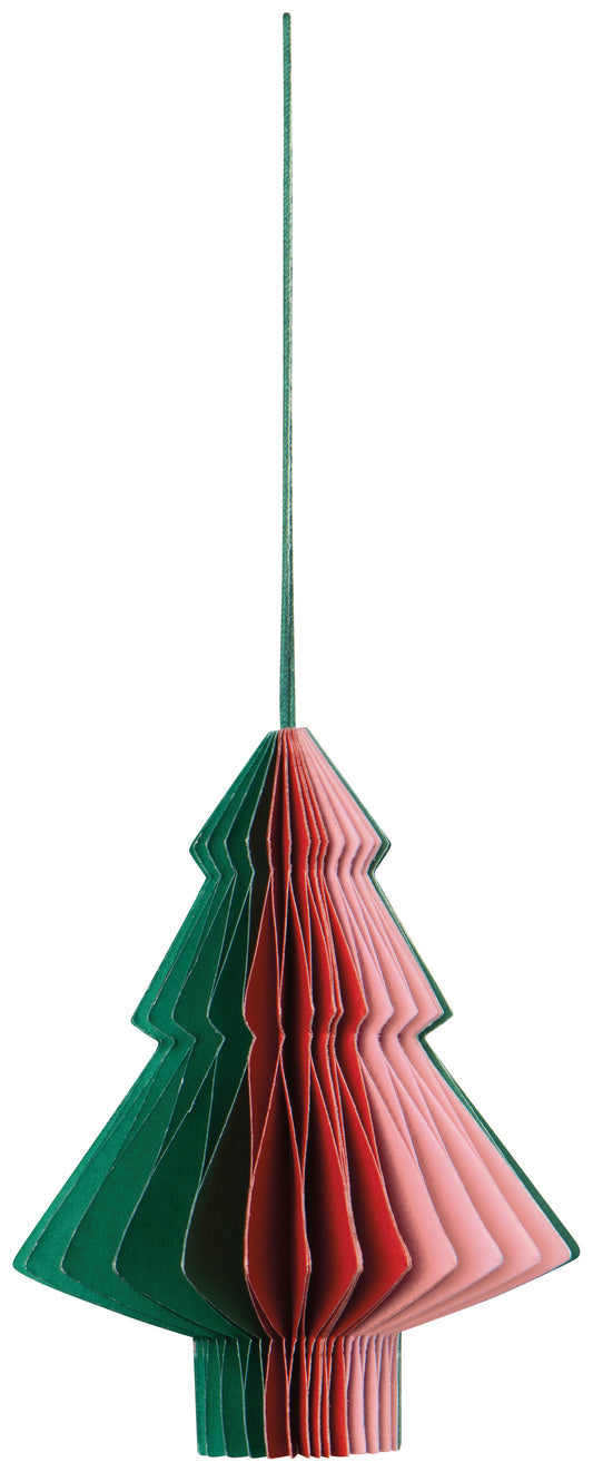 Geo Tree Honeycomb Paper Christmas Tree Ornament