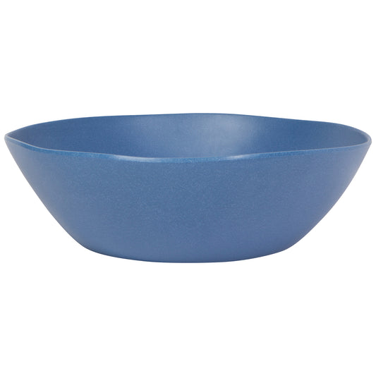 Marine Blue Fresco Serving Bowl