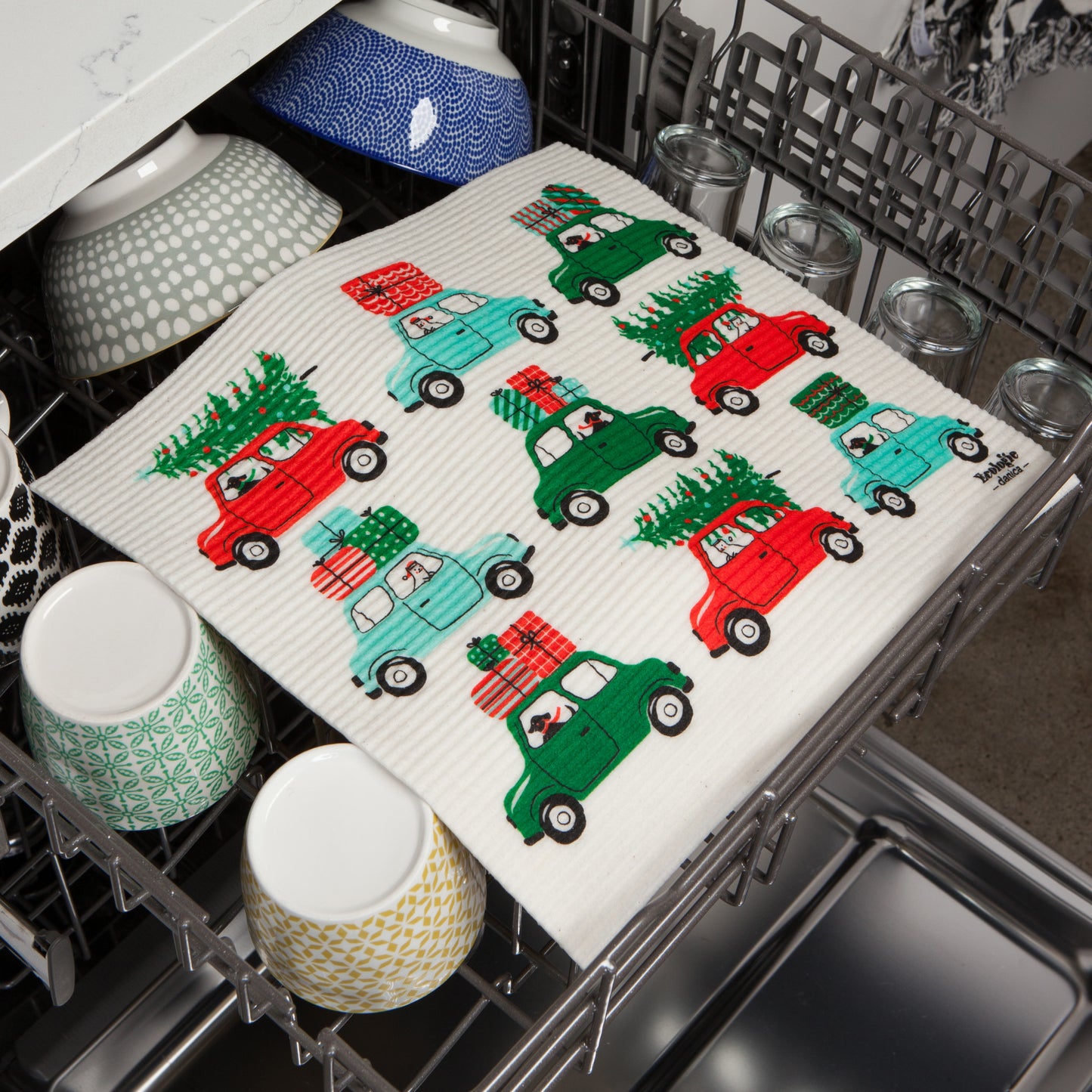 Winter Wheels XL Swedish Dishcloth