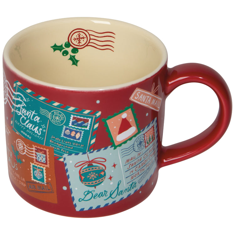 Santa Mail Christmas Mug in a Box