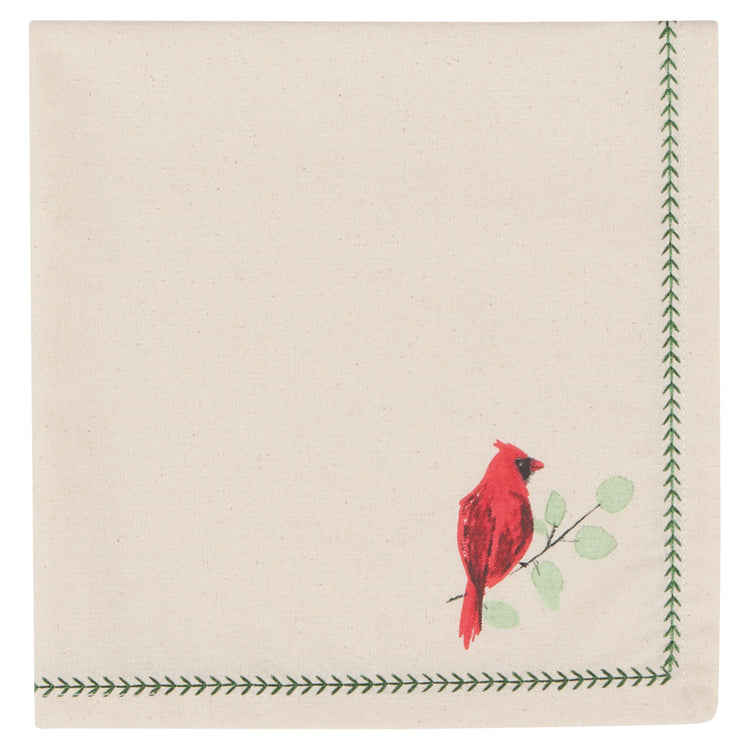 Forest Birds Christmas Napkins Set of 4