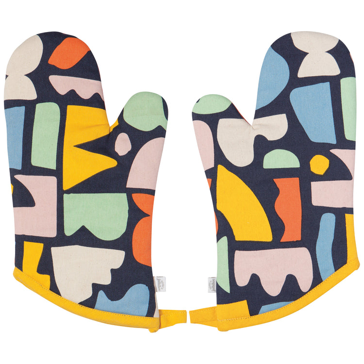 Doodle Oven Mitts Set of 2