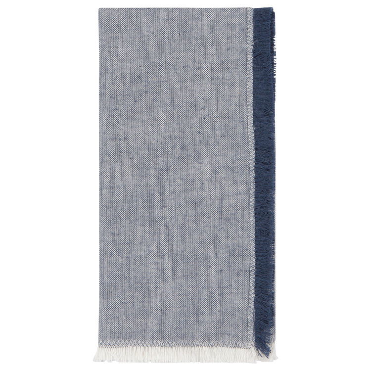 Midnight Blue Chambray Napkins Set of 4