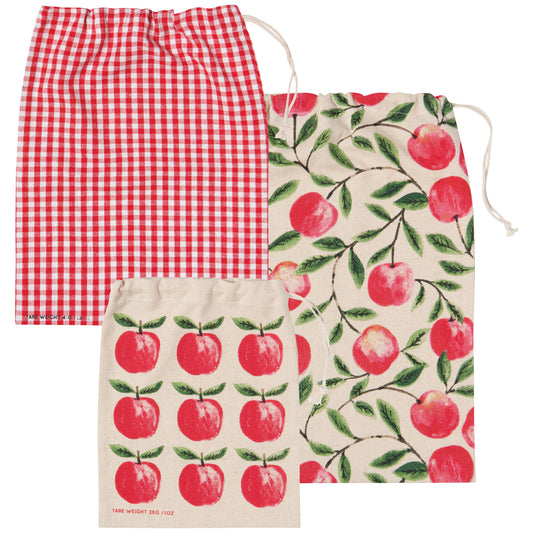 Orchard Produce Bags Set of 3