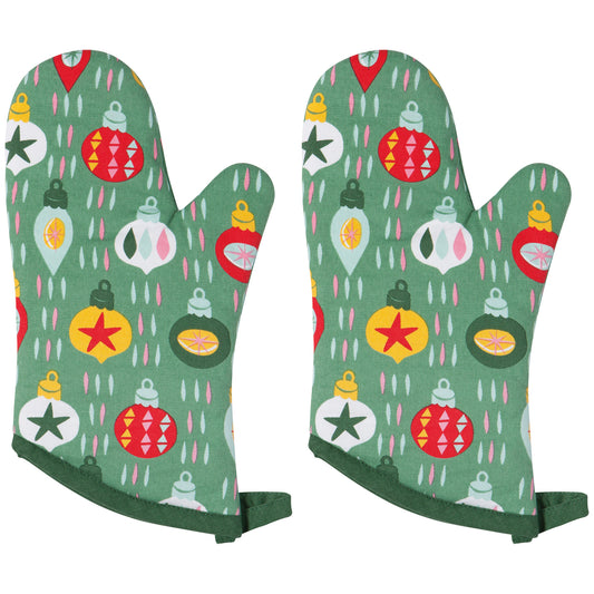 Santa Claws Oven Mitts Set of 2