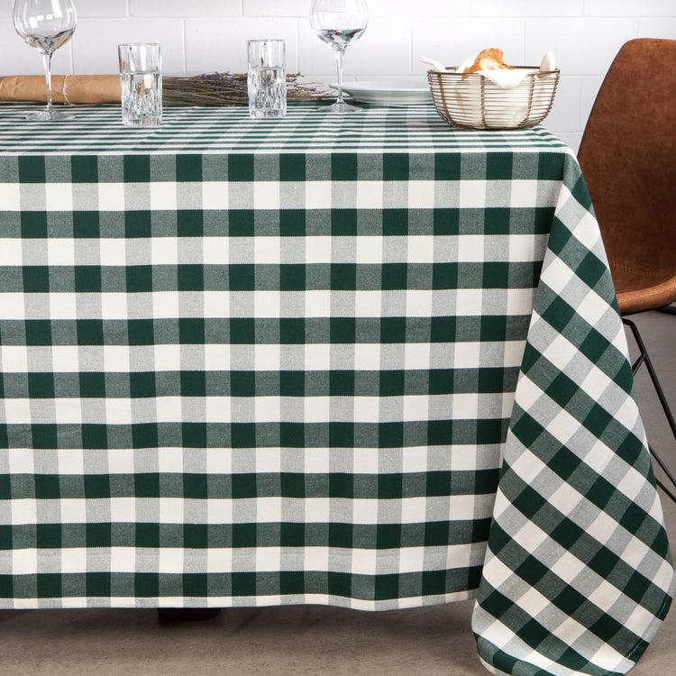 Spruce Buffalo Check Second Spin Tablecloth 60 X 120 Inches