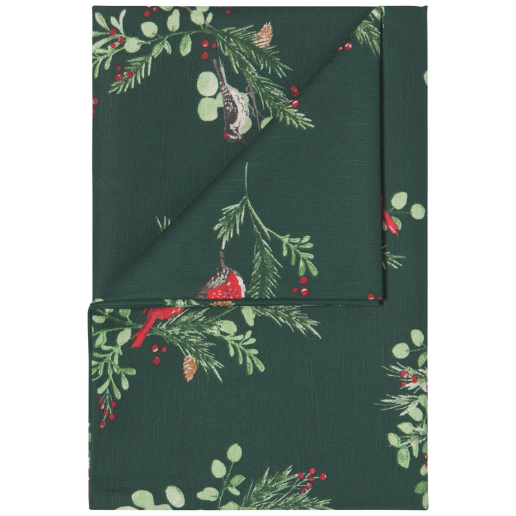 Forest Birds Table Cloth 60 X 60 Inches