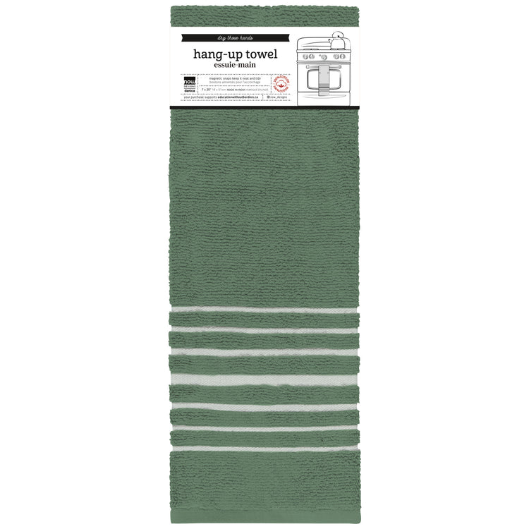 Elm Green Hang-up Dishtowel