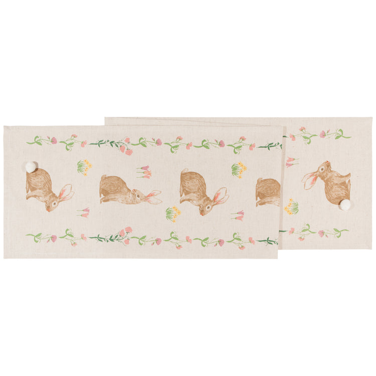 Easter Bunny Table Runner 72 Inches
