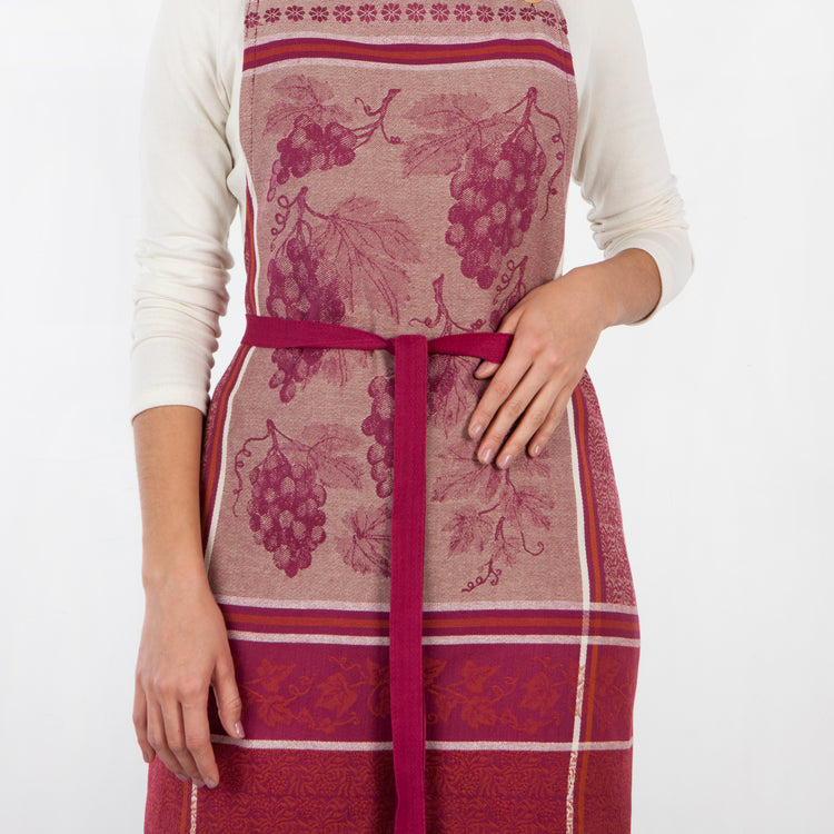 Grapes Jacquard Apron