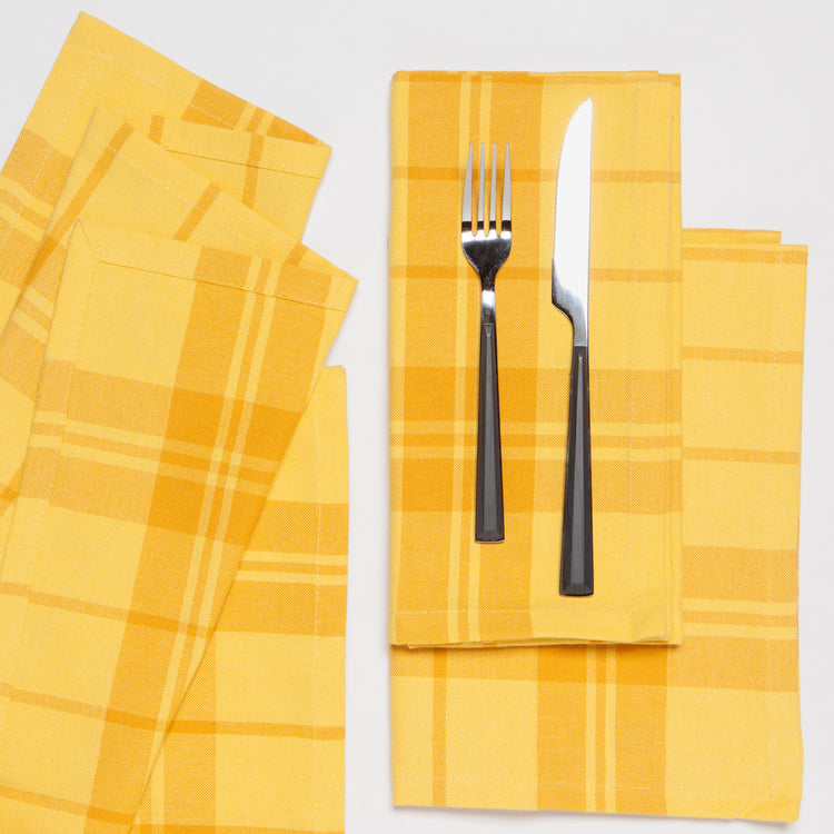 Second Spin Yellow Napkins Set of 4