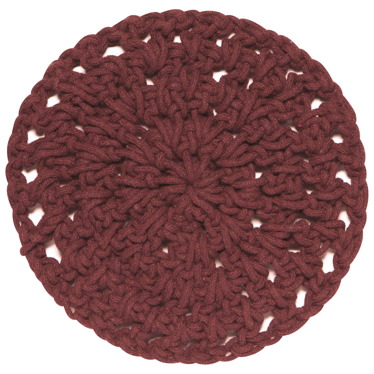 Wine Knotted Trivet