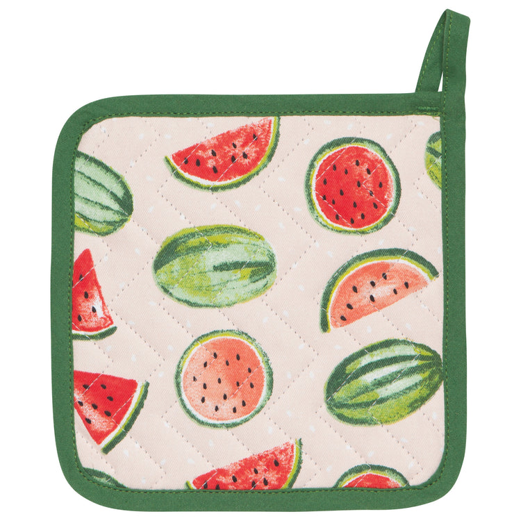 Watermelon Cotton Quilted Pot Holder