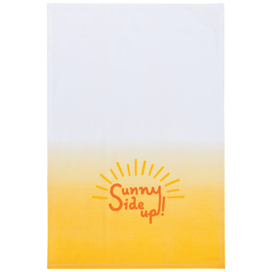 Sunny Side up Printed Cotton Dishtowel