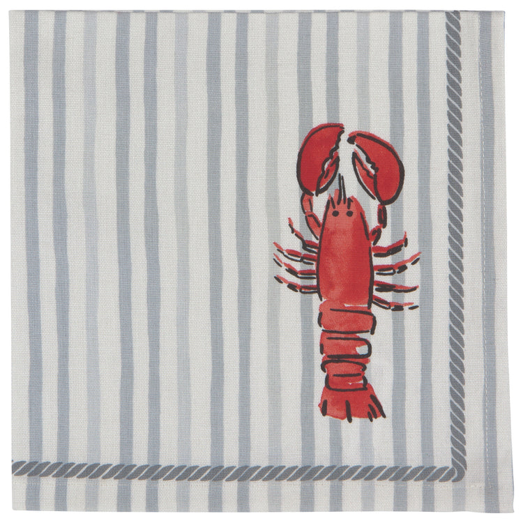 Lobster Printed Napkins Set of 4