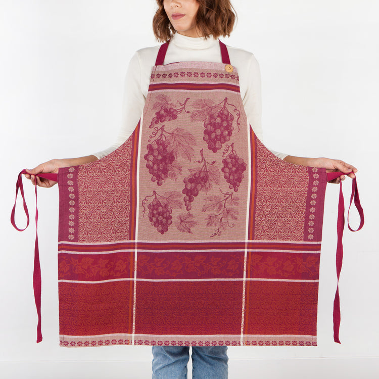 Grapes Jacquard Apron