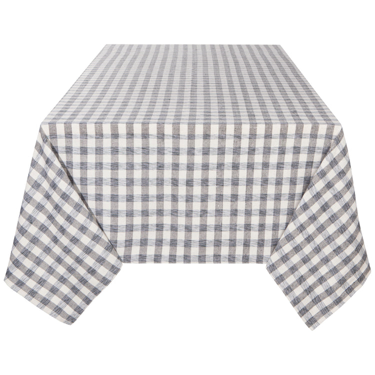 Second Spin Twisted Gray Tablecloth 120 x 60 inches