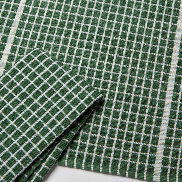Terry Dishtowels Elm Green Set of 2