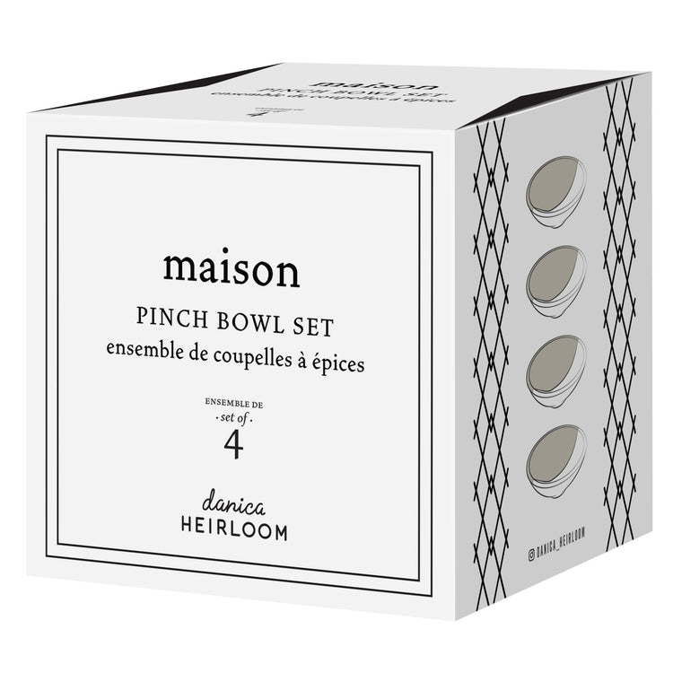 Maison Pinch Bowls Set of 4