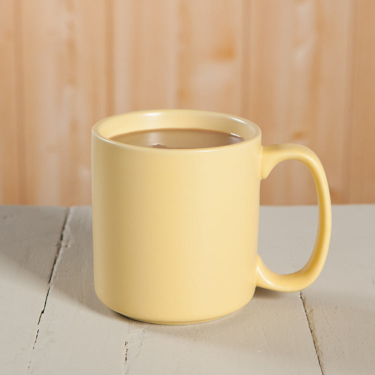 Matte Sunrise Yellow Mug 14 oz