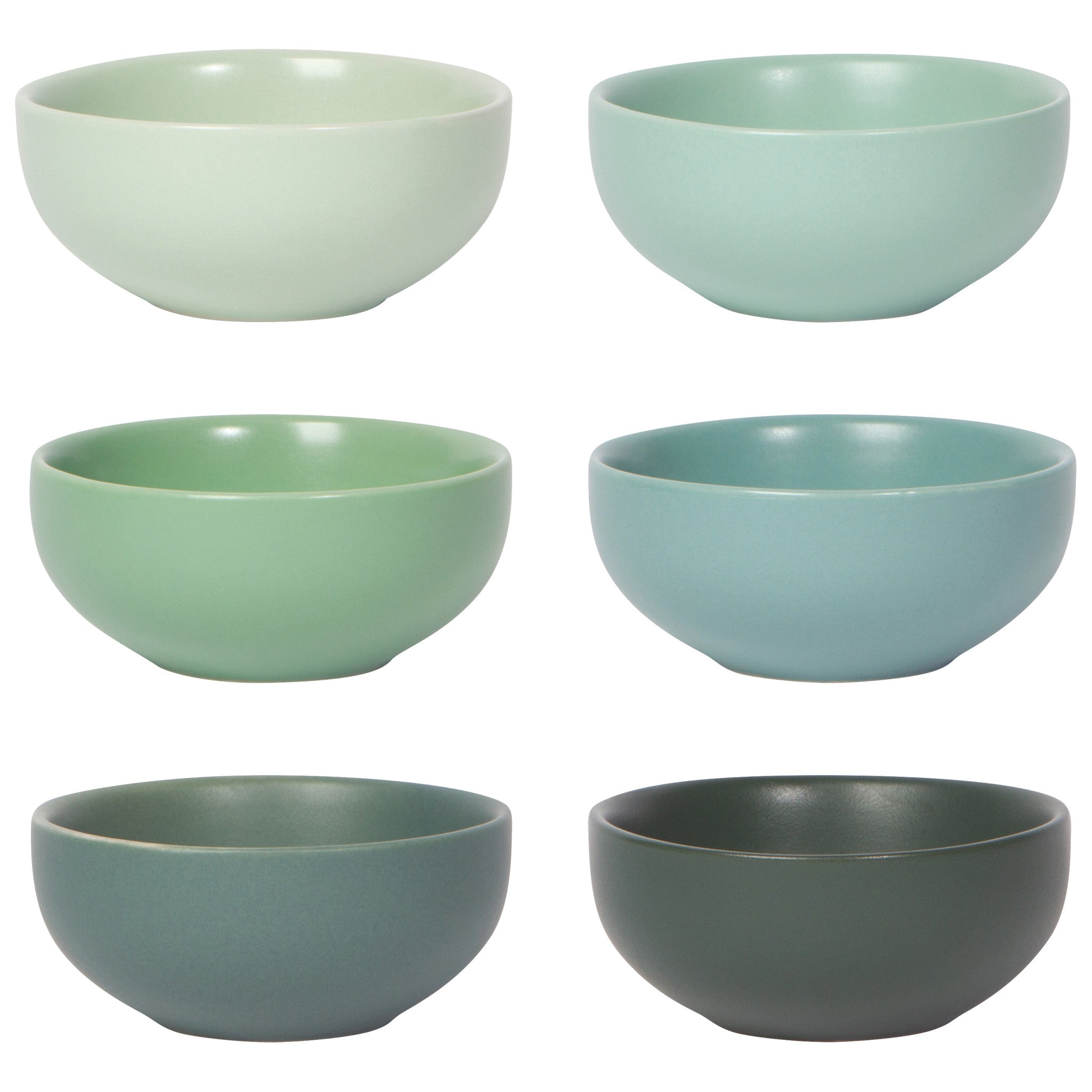 Leaf Stoneward Pinch Bowl Set of 6