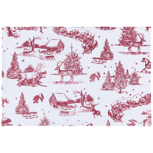 Winter Toile Printed Placemat