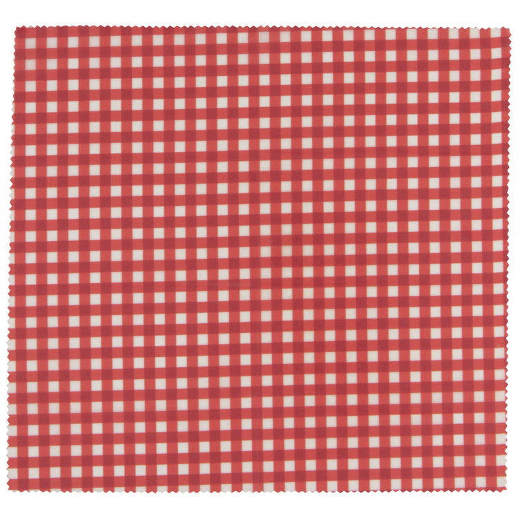 Gingham Dot and Stripe Beeswax Wrap Set of 3