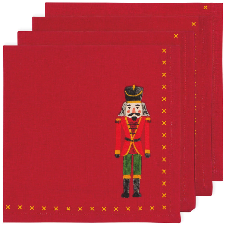 Nutcracker Printed Napkins Set of 4