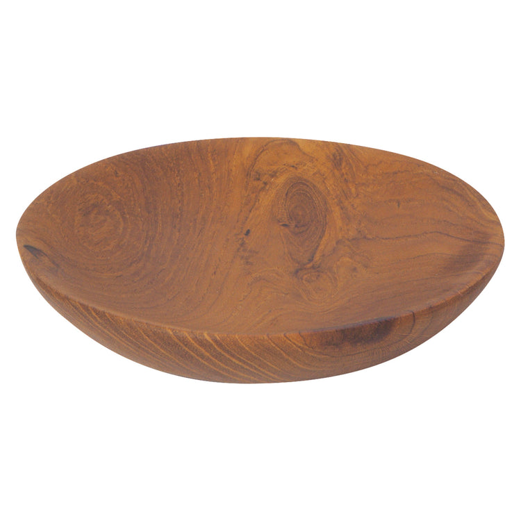 Teak Wood Round Plate Small