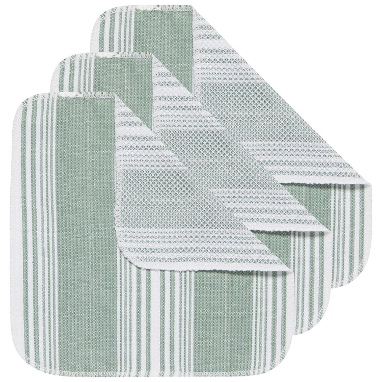 Scrub-It Elm Green Dishcloths Set of 3