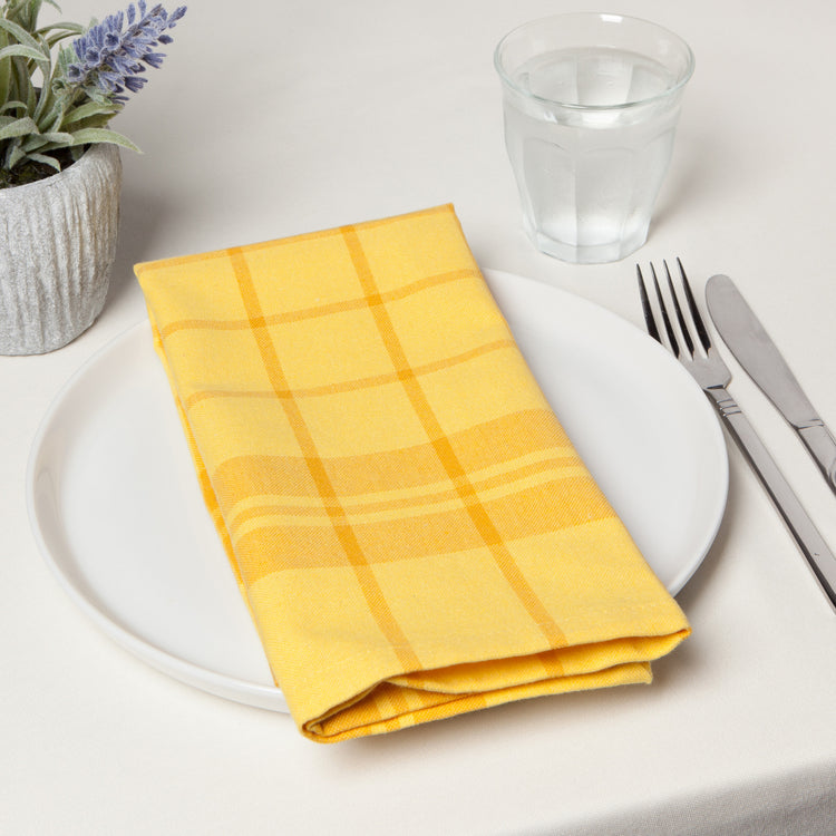 Second Spin Yellow Napkins Set of 4