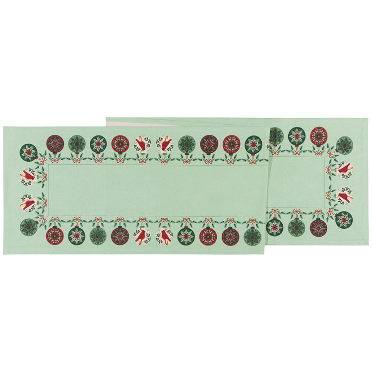 Good Tidings Printed Table Runner