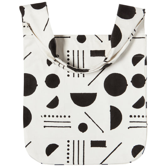 Domino Block Print To and Fro Tote Bag