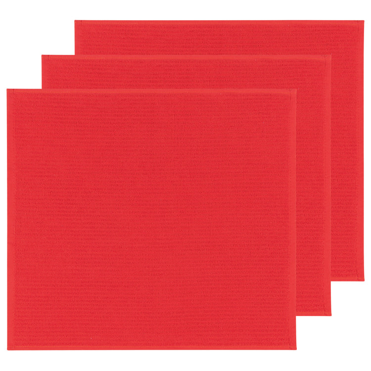 Barmop Red Dishtowels Set of 3