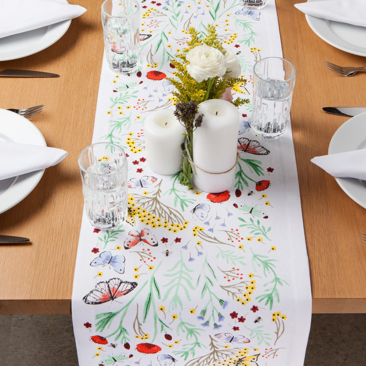 Morning Meadow Table Runner 72 Inches