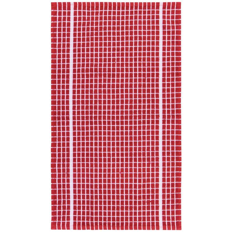 Terry Dishtowels Red Set of 2