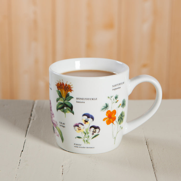 Edible Flowers Mug 12 oz