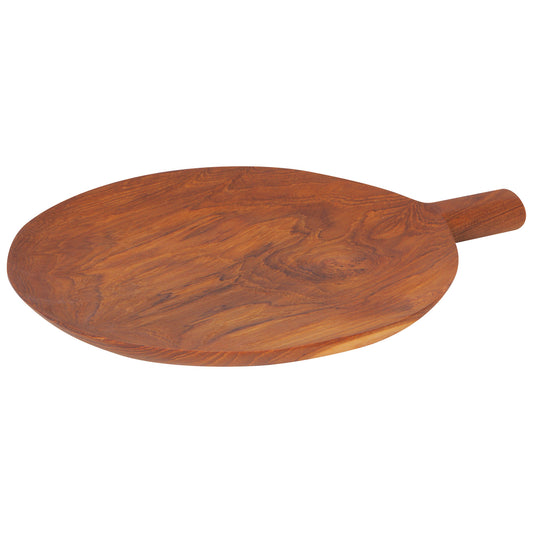 Teak Wood Paddle Tray Large