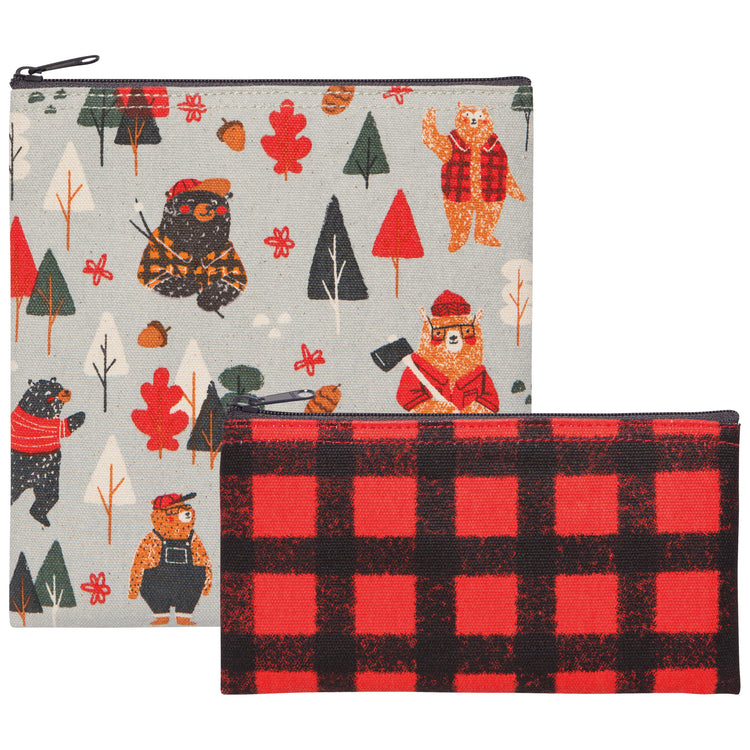 Lumbearjack Snack Bags Set of 2