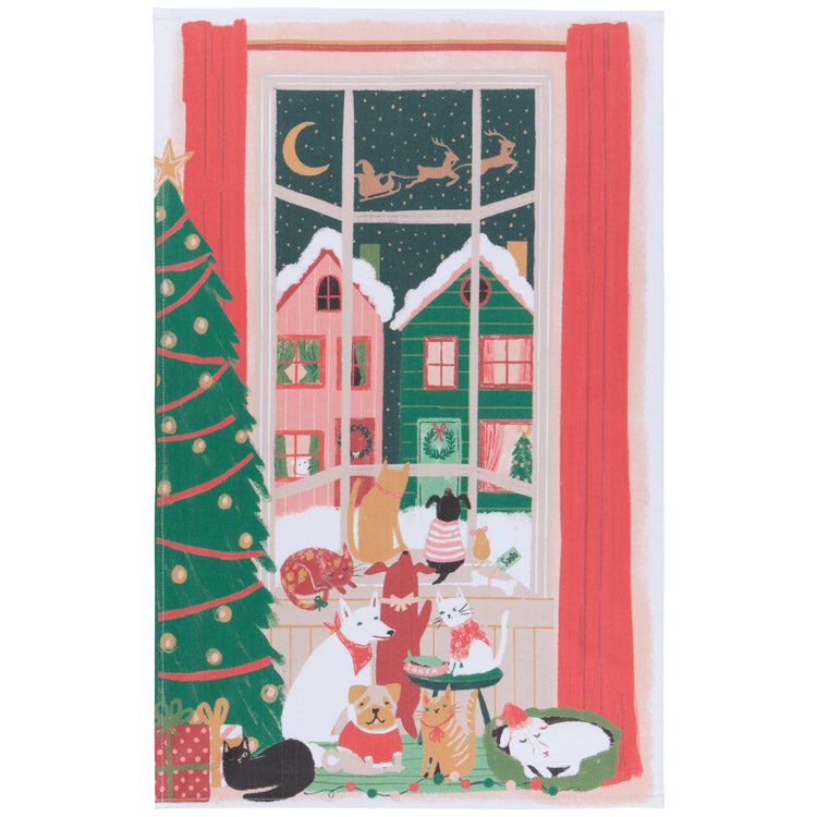 Waiting For Santa Mug and Dishtowel Set of 2