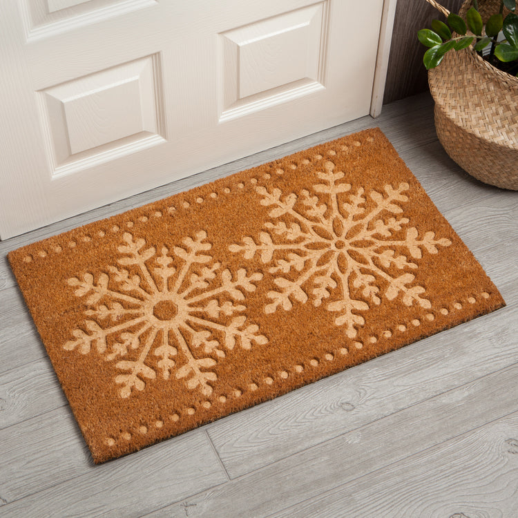 Good Tidings Coir Doormat