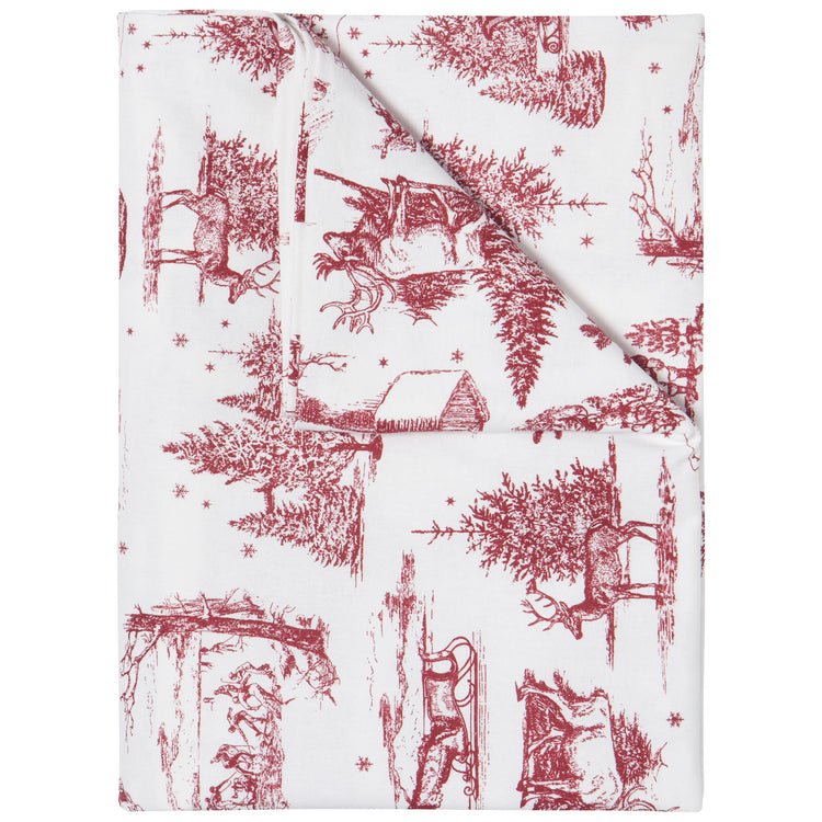 Winter Toile Tablecloth 60 X 90 Inches