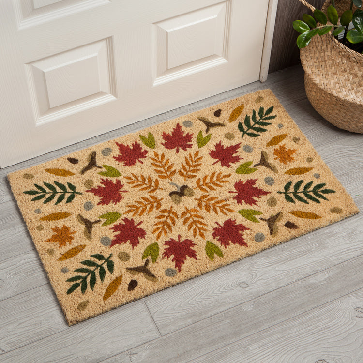 Fall Foliage Coir Fibre Doormat