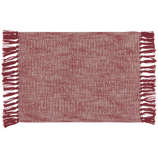 Chili Red Hearthside Placemat